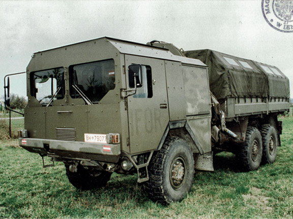 ÖAF Originalzustand 1977 - Panzerung